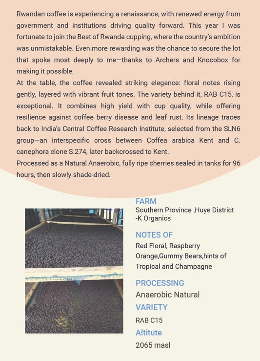 Best of Rwanda #1 anaerobic natural RABC15