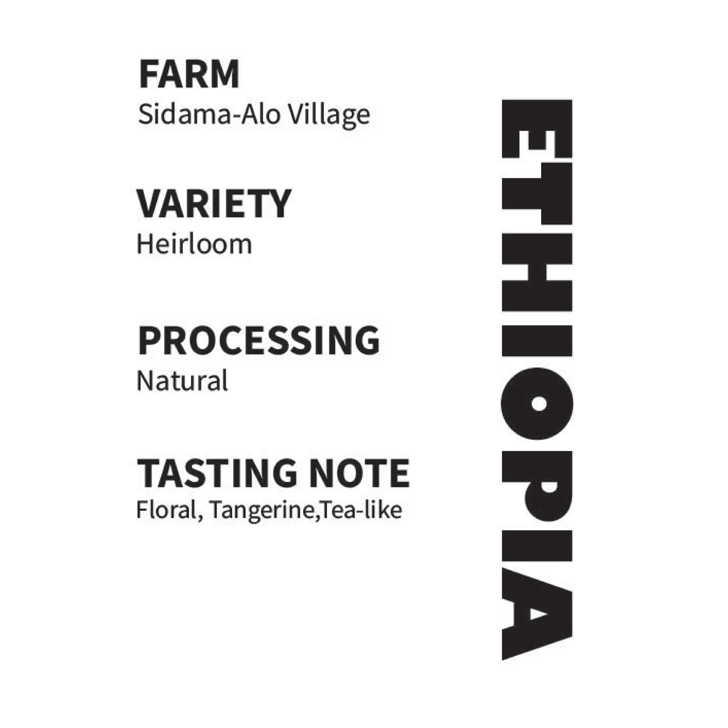 Ethiopia Sidama Alo Mewa Natural Espresso