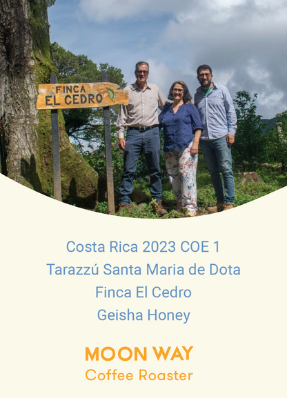 Costa Rica 2023 COE 1  Tarazzú Santa Maria de Dota  Finca El Cedro  Geisha Honey