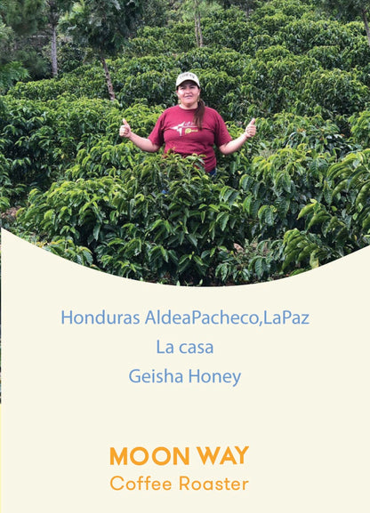 Honduras AldeaPacheco,LaPaz La casa  Geisha Honey