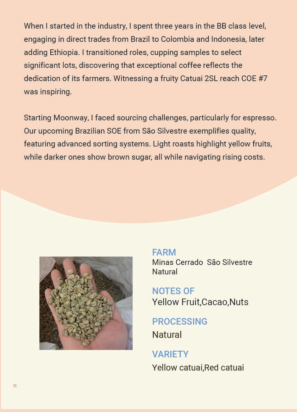 Brazil Minas Cerrado São Silvestre Catuai Natural Espresso