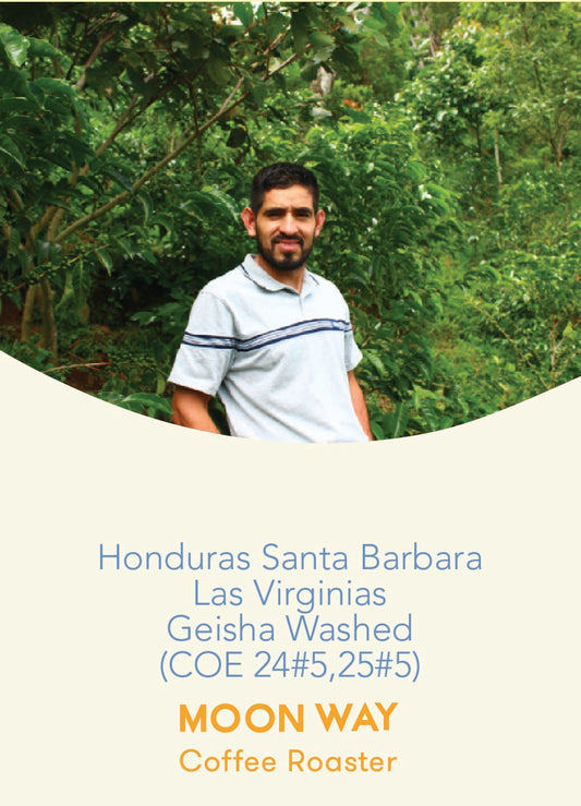 Honduras Santa Barbara Las Virginias Washed Geisha(COE 24#5,25#5）